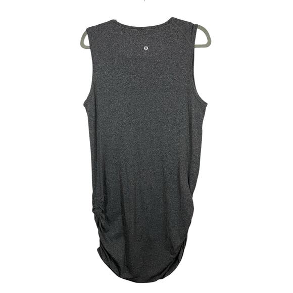 Lululemon Gray Sleeveless Ruched Sides Size 10 - Picture 3 of 7